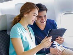 На борту украинских самолетов появится интернет