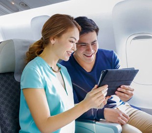 На борту украинских самолетов появится интернет