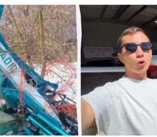 У Підмосков’ї ППО збила легкомоторний літак: на борту міг бути російський блогер