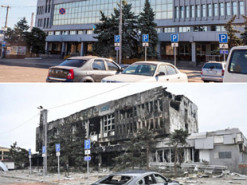 Последствия "русского мира": Мариупольской вокзал показали на фото до и после войны