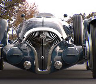 В сети показали, как мог бы выглядеть электрокар в 40-е годы