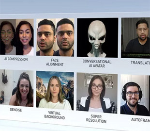 Nvidia запустит платформу для улучшения видеосвязи с помощью ИИ