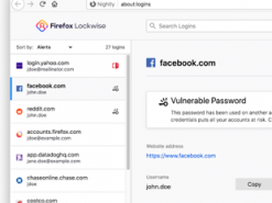 Браузер Firefox теперь предупреждает пользователя об утечке пароля