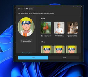 Microsoft тестує нову функцію ШІ для менеджера зображень профілю у Windows 11