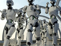 Робот дал отпор своим обидчикам