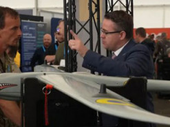 Україна представила БпЛА Shark на міжнародній виставці дронів у Данії