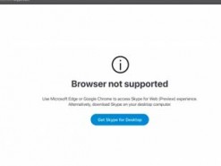 Веб-версия Skype не работает в Safari и Firefox