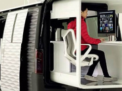 Nissan показала дом на колёсах для удалённой работы