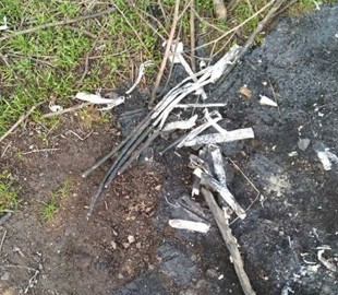 Полиция задержала жителя Чаплинки, который вырезал минимум 500 м телефонного кабеля