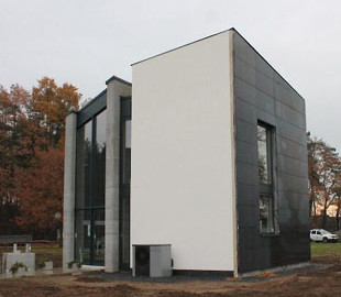 В Бельгии с помощью 3D-принтера напечатали двухэтажный дом