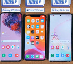 Сравнение времени автономной работы пятерки самых мощных смартфонов на рынке