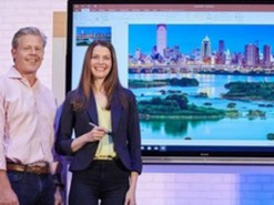 Microsoft анонсировала мониторы для переговорных комнат