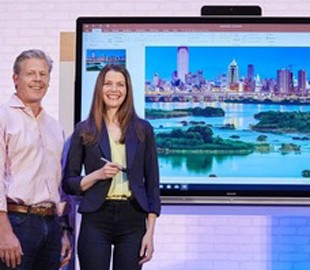 Microsoft анонсировала мониторы для переговорных комнат