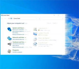 Показаны элементы Windows 10 на замену «Панели управления»