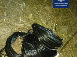 Полицейские поймали ночного охотника за кабелем