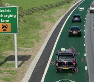 В Британии построят дорогу, которая сможет заряжать электромобили на ходу