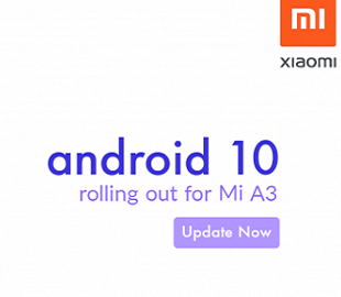 Выпущена ОС Android 10 для Xiaomi Mi A3