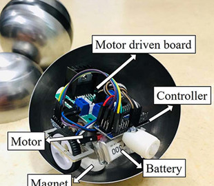 Созданы роботы в форме шаров, которые вместе могут передвигаться по стенам