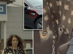Электрокар Tesla Model 3 помог поймать злостную правонарушительницу