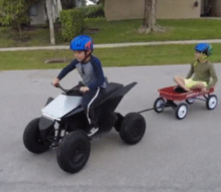 Детские квадроциклы Tesla Cyberquad раскупают как горячие пирожки — очередная партия разошлась менее чем за день