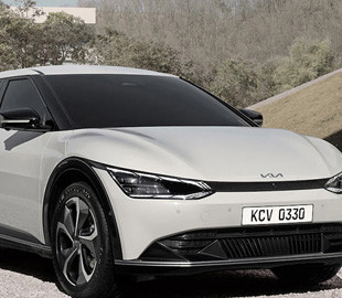 Kia показала внешность грядущего электромобиля EV6