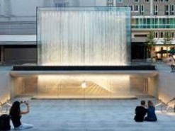 Необычный дизайн магазина Apple в Милане (Фото)