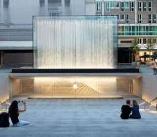 Необычный дизайн магазина Apple в Милане (Фото)