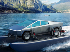 Cybercat запропонувала перетворити Tesla Cybertruck на катамаран