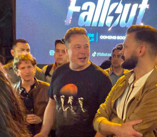 Ілон Маск заглянув на вечірку авторів серіалу Fallout