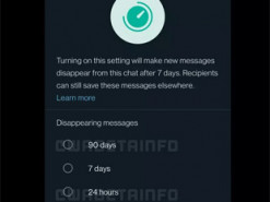WhatsApp улучшит функцию исчезающих сообщений