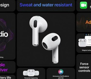 Apple анонсировала третье поколение AirPods