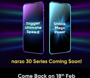 Показано, как будут выглядеть смартфоны серии Realme Narzo 30