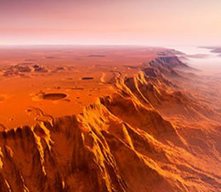 Ученые доказали существование на Марсе бурных рек