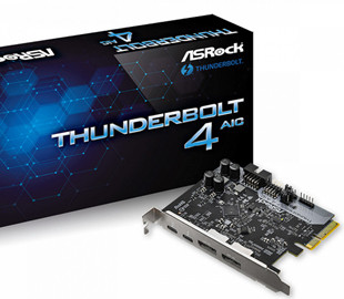 ASRock представила карту расширения с двумя портами Thunderbolt 4