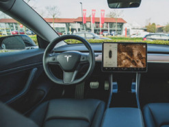 Tesla добавит систему «птичий глаз» для парковки