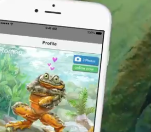Жаба Ромео шукає собі кохану на сайті знайомств