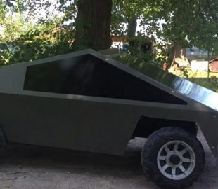 Изобретатель из Киева создал детскую версию Tesla Cybertruck за 500 гривен