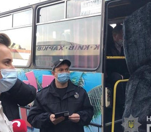 Локдаун в Киеве: в общественном транспорте продолжают проверять COVID-сертификаты у пассажиров