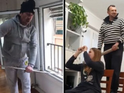 Мережу смішить відео з італійцями, які вдають катання на гондолі на стільцях