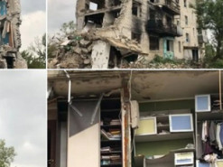 Символічні кадри зі звільненого Ізюма: тут теж є своя шафка, що тримається