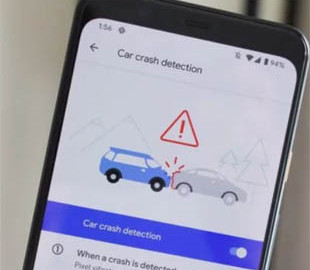 Google Pixel 4 имеет функцию распознавания аварий