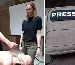 У Києві журналістів навчили наданню медичної допомоги в умовах бойових дій