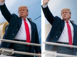 Трампа поймали на фотошопе своих снимков