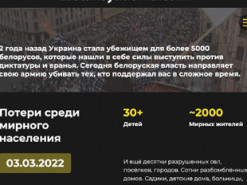 Украинцы создали сайт-обращение к белорусам, призывающий не идти на войну с Украиной