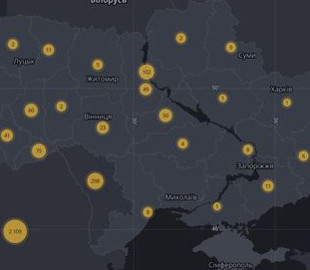 В СНБО создали карту распространения коронавируса в мире и в Украине