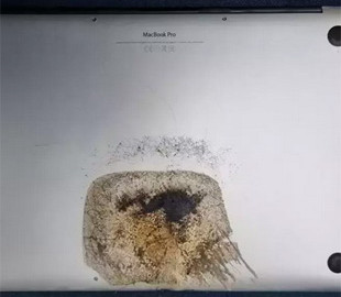 Ноутбук Apple MacBook Pro самовозгорелся и травмировал владельца