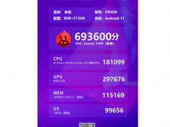 Смартфон с кодовым названием Orion побил рекорд AnTuTu