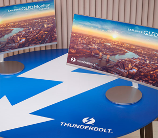 Samsung анонсировала первый в мире изогнутый QLED-монитор с портом Thunderbolt 3
