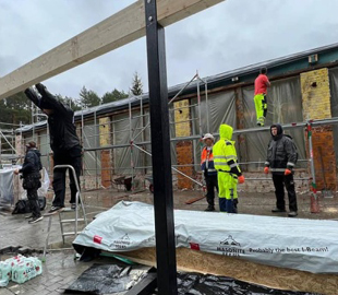 На Волині шведи зводять житло для вимушених переселенців