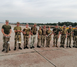 Відеокліп на пісню «Ой у лузі червона калина» представив військовий оркестр 406-ї ОАБр